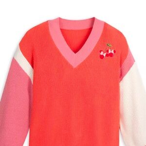 Her universe Disney cherries v neck sweater